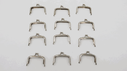 Purse Frames (Silver, 12 in one pack) Goshman