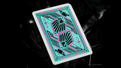 FULTON'S THUNDERBIRD ROOM TURQUOISE EDITION PLAYING CARDS - Image 2