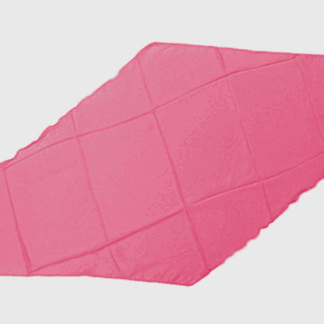 Diamond Cut Silk 18 inch (Pink) by Magic By Gosh - Trick