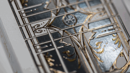 Card Masters Precious Metal Foil (White) Playing Cards by Handlordz - Image 3