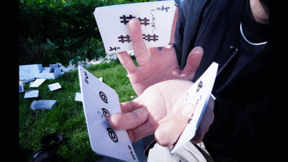 Simple Doodle (Mono) Playing Cards by Bacon Playing Card - Image 2