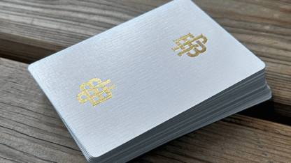 Gold Foil Monogram Playing Cards - Image 4