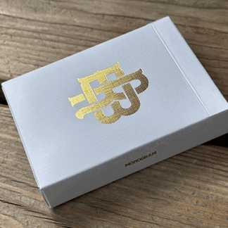 Gold Foil Monogram Playing Cards