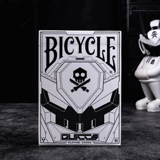 Bicycle Quiccs Ghost White Playing Cards