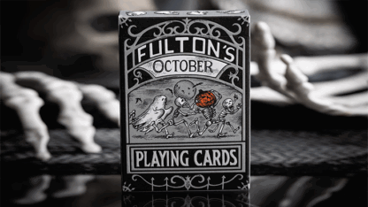FULTONS OCTOBER TOMBSTONE GREY PLAYING CARDS